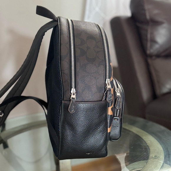 Coach Large Backpack, Leopard - Picture 2 of 4